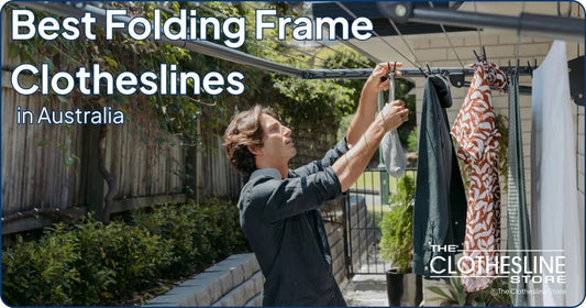 Best Fold Down Folding Frame Clothesline The Clothesline Store