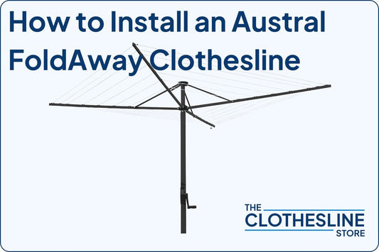 Installing a FoldAway Rotary by Austral The Clothesline Store