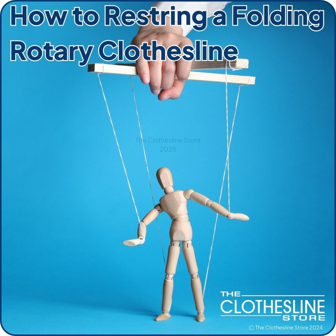 How to Restring a Folding Rotary Clothesline