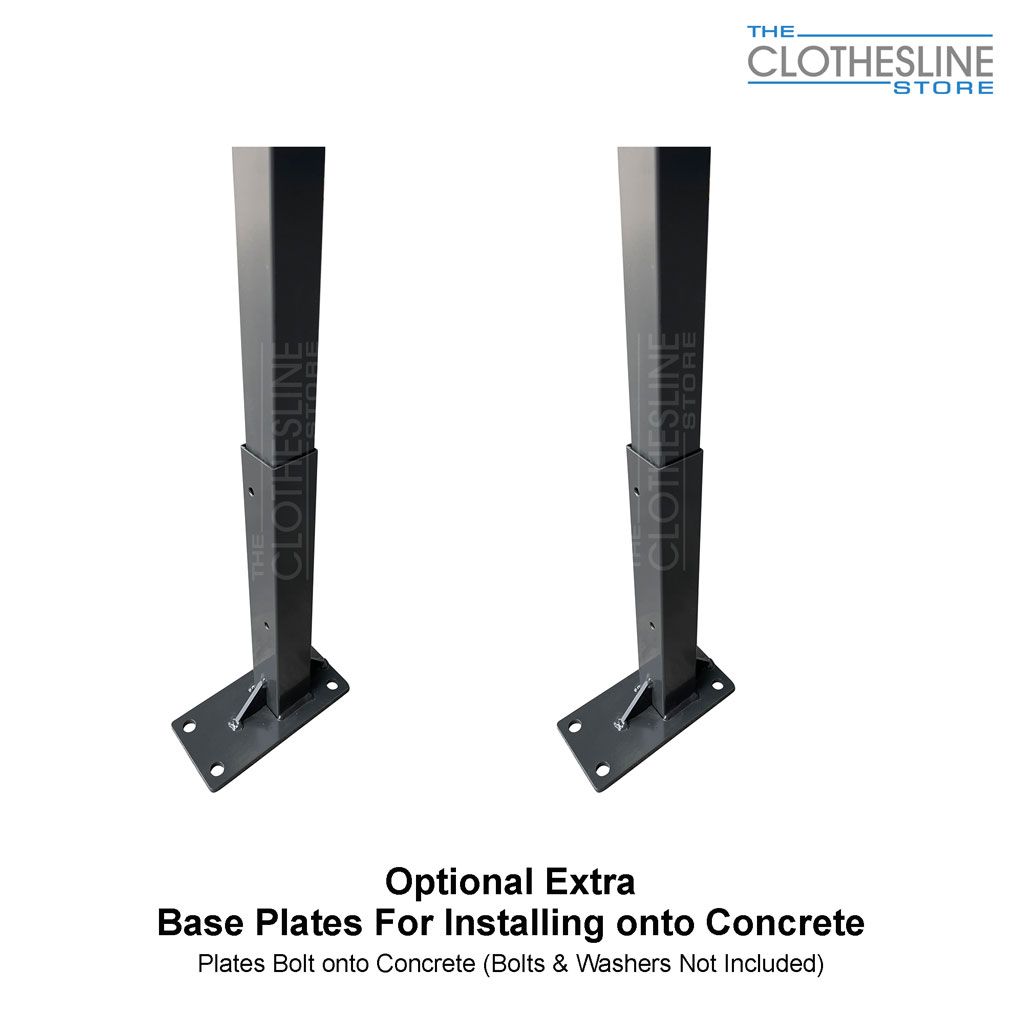 Air Dry 2400 Clothesline Base Plate Options