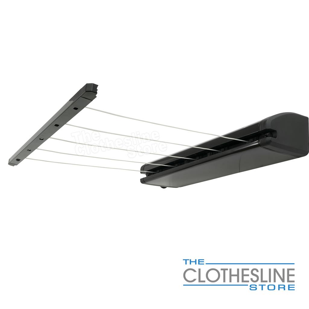 Daytek 6 Line Retractable Clotheslines (Black)