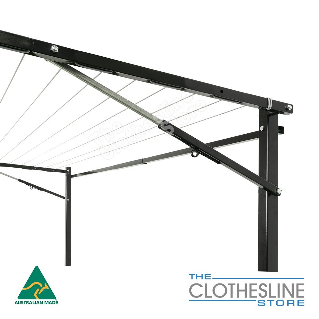 Air Dry Clothesline - 3000 Ground Mount Kit and Lifting Struts Shown